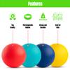 New Bounce Playground Balls for Kids - Set of 4 Rubber Bouncing Balls Plus Pump & 2 pins - Regulation Size for Dodgeball and More - Durable, Inflatable 8.5" Game Kickballs view 4