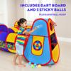 Playz 5pc Kids' Play Tents & Tunnels - Ball Pit for Toddlers, Basketball Hoop, Crawling Tubes, Pop-Up Playhouses, Baby Obstacle Course for Indoor or Outdoor Use view 4