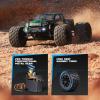HAIBOXING 1:18 Scale All Terrain RC Car 18859, 36 KPH High Speed 4WD Electric Vehicle with 2.4 GHz Remote Control, 4X4 Waterproof Off-Road Truck with Two Rechargeable Batteries view 2