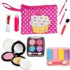Beverly Hills Pretend Makeup Toy Set, My First Princess Cosmetic Beauty Set for Little Girls, Kids Pretend Play, Dress Up with Stylish Polka Dotted Make Up Bag view 1