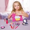 Beverly Hills Pretend Makeup Toy Set, My First Princess Cosmetic Beauty Set for Little Girls, Kids Pretend Play, Dress Up with Stylish Polka Dotted Make Up Bag view 2