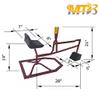 MTB SUPPLY Ride-on Dig Working Crane Excavator Digger Scooper Outdoor Sandbox Excavator in Sand, Beach, Snow, Dirt view 2