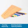 BOHS Montessori Bead Stair Set, 1-10 Counting, with Sorting Tray- Compact Educational Toy for Preschool Learning view 4