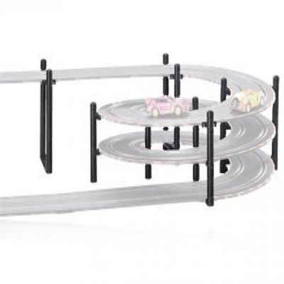 Carrera 20061642 61642 3D Supports System Add On Track Parts for Go & Digital 143 Slot Car Racing Sets, Black