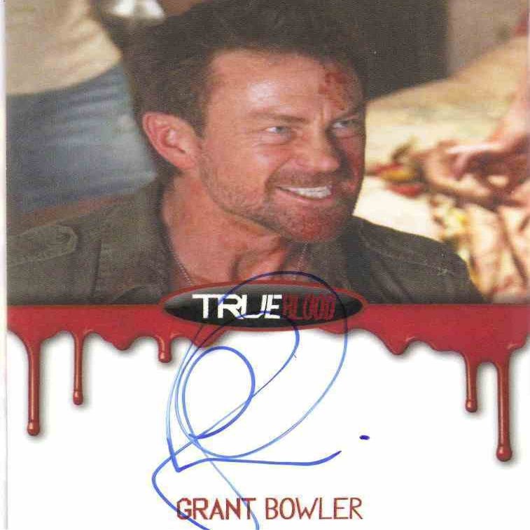 2012 True Blood Premiere Autograph card Grant Bowler as Cooter