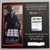 258 West Authentic signature card Nelsan Ellis 73/100 view 2