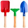 Islmlisa 8" Long Gardening Tools for Kids, 3-Piece Kids Garden Tools with Rake,Shovel and Trowel view 1