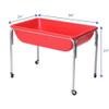 Children's Factory Medium Sensory Table 24 Height, Sandbox, Water Table for Kids, Red view 2
