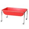 Children's Factory Medium Sensory Table 18 Height, Sandbox, Water Table for Kids, Red view 1