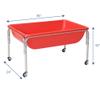 Children's Factory Medium Sensory Table 18 Height, Sandbox, Water Table for Kids, Red view 2