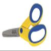 School Smart Lefty Blunt Tip Kids Scissor, 5 Inches, Original Version (086334) view 1