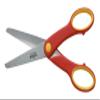 School Smart Blunt Tip Student Scissors, 6-1/4 Inches, Pack of 12 view 3