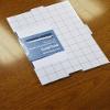 4 Pack Gaming Paper Wet/Dry Erase Tiles 1" Grid view 2