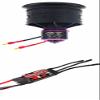 Powerfun EDF 50mm 11 Blades Ducted Fan with RC Brushless Motor 4900KV with ESC 40A(2~4S) Balance Tested for EDF 3S RC Jet Airplane view 1