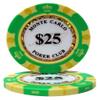 Monte Carlo Design 14gm 1000 Chip Clay Poker Set with Aluminum Case view 3