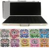 High Roller Laser 1000 Chip 14gm Clay Poker Set with Aluminum Case view 1