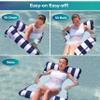 Aqua Original 4-in-1 Monterey Hammock Pool Float & Water Hammock  Multi-Purpose, Inflatable Pool Floats for Adults  Patented Thick, Non-Stick PVC Material  Navy view 4