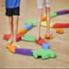GONGE River Landscape - 25-Piece Set for Balance Training, Motor Skills, and Creative Play - Educational Tools for Children's Development and Fun Group Activities - Vibrant view 2