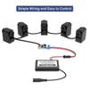 5 Packs LX-16A Serial Bus Servo with Servo Controller & Debug Board, Dual Bearing Full Metal Gear Steering Servo for RC Robot DIY, High Torque Servo 17KG.CM 6V - 19.5KG.CM 7.4V, Control Angle 240 view 4