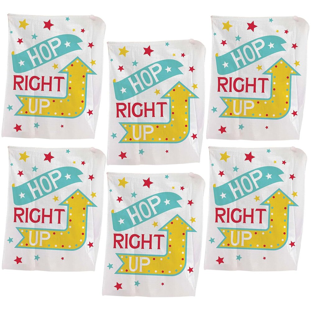 Amscan Potato Sacks - Pack of 6, Multicolor - 41'