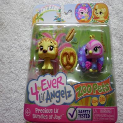 4 Ever Lil Angelz-Zoo Pets-#604 Lion & #610 Peacock