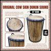 Africa Heartwood Project Ghana Sangban Dunun Drum - "12 X 24" - African Cow Skin Hand Drum, Handcrafted in Africa view 3