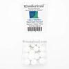 Wondertrail Snowball Frosted 16mm Glass Marbles Pack of 20 view 2