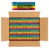 (450) 4-Packs of Premium Crayons (Red, Green, Blue, Yellow) SAFETY TESTED COMPLIANT WITH ASTM D-4236 (1800 Total Crayons) view 1