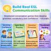 AGO QnA ESL Card Game for Learning English. 3 Level Box Set. Practice English Conversation Through Play! view 4
