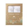 Angel Dear - White Lamb, Cuddle Twins Blankie Set view 1