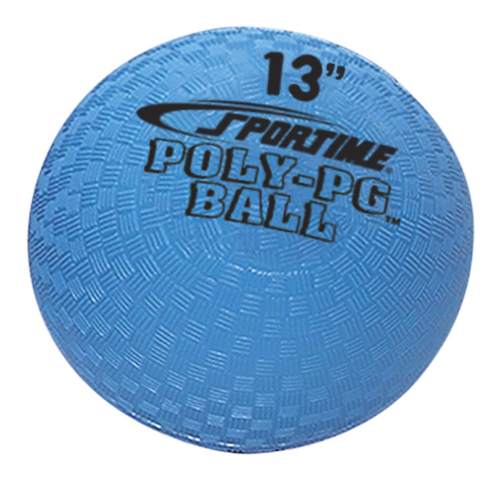 Sportime Poly Playground Ball - 13 inch - Blue