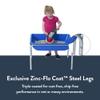 Children's Factory 18" Small Sensory Table, Sandbox with Lid, Water Table for Kids, Blue view 3