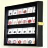 24 Collector NGC PCGS ICG Coin Slab Display Case Cabinet Holder Rack Lockable, Black view 3