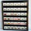 42 Collector NGC PCGS ICG Coin Slab Display Case Cabinet Holder Rack Lockable, Black view 1