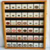 42 Collector NGC PCGS ICG Coin Slab Display Case Cabinet Holder Rack Lockable, Black view 4