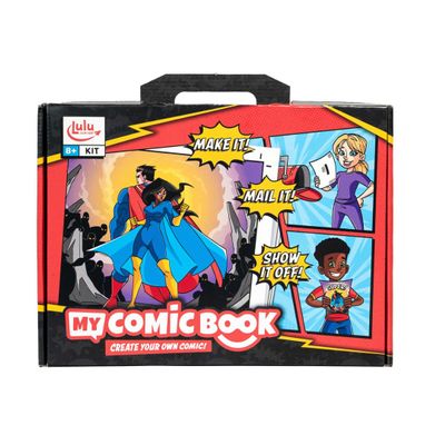 Lulu Jr. My Comic Book Making Kit, Multicolor, 6.75" x 10.25"