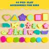 JOYIN 44 Clay Tools Set for Kids, Clay Accessories with Various Plastic Molds, Rolling Pins, Cutters view 4