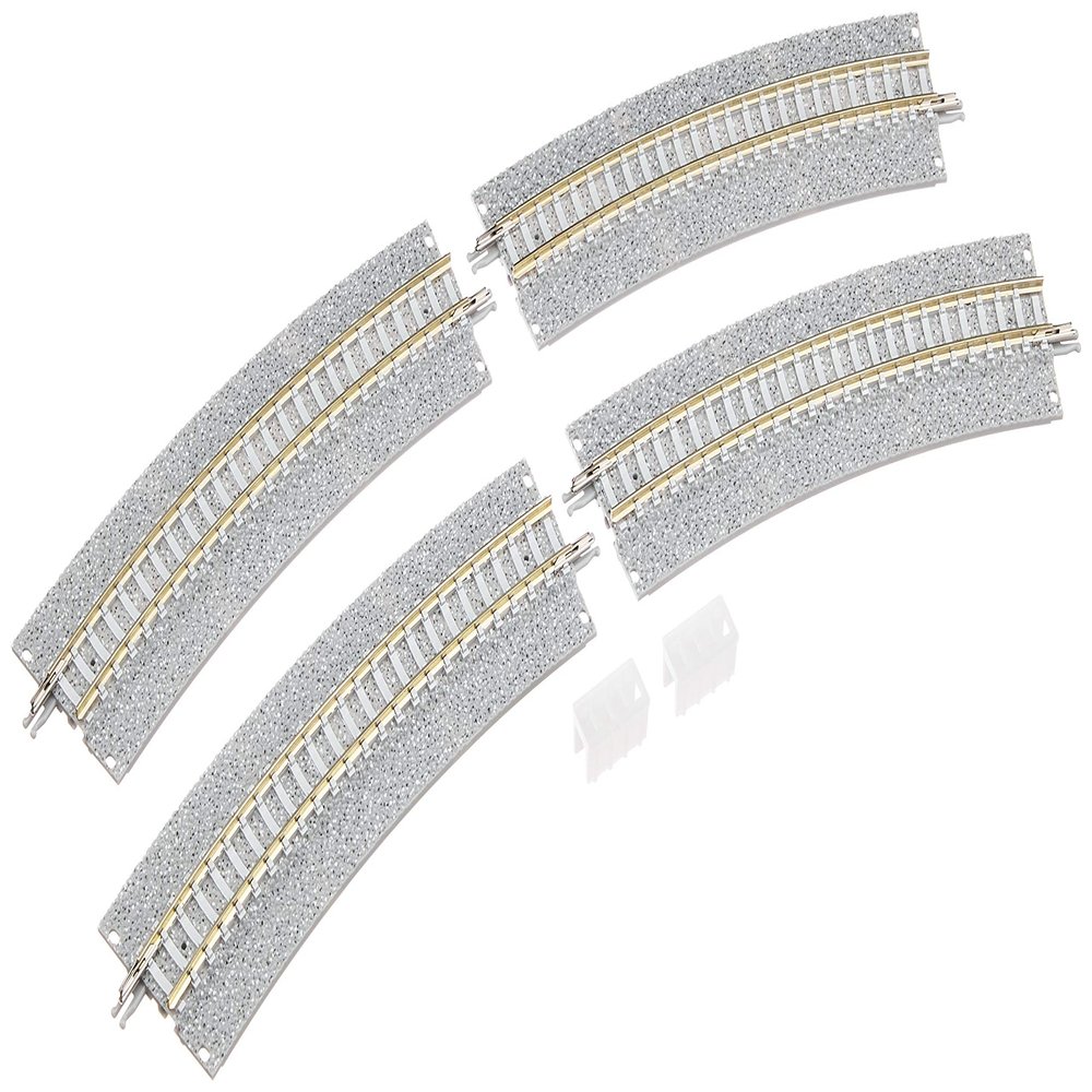 TomyTEC 017820 4 Tracks, Curved with Wide Gravel Bed, Degrees, 45 Grad