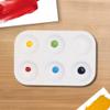 School Smart Paint-Rite Tray with 6 Wells, 3-1/2 x 5-1/4 Inches, White, Pack of 12 view 2