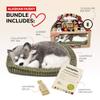 Perfect Petzzz - Original Petzzz Alaskan Husky, Realistic Lifelike Stuffed Interactive Pet Toy, Companion Pet Dog with 100% Handcrafted Synthetic Fur view 2