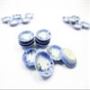 10x25mm Orchid Flower Paint Plate Dish Dollhouse Miniature Ceramic Supply 12971 view 1