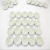 10x25mm White Fluted Edge Plate Dish Dollhouse Miniatures Ceramic Supply 12981 view 2