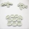10 Mini White Oval Plate Dish 10x20mm Dollhouse Miniatures Ceramic Supply 12984 view 1