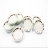 10x25mm Christmas Pan/Tray Plate Dollhouse Miniature Ceramic Food Supply 12990 view 1