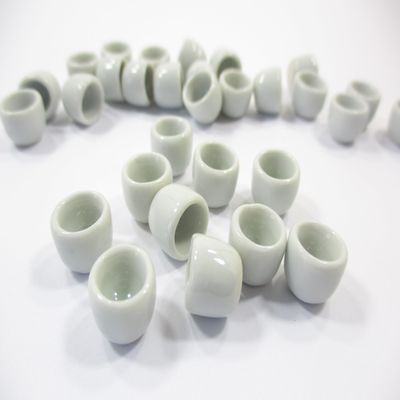 10 Mini White Tea Cup Mug Dollhouse Miniature Ceramic Beverage Supply 12991