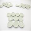 10x20mm White Round Plate Dish Dollhouse Miniature Ceramic Food Supply 12994 view 1
