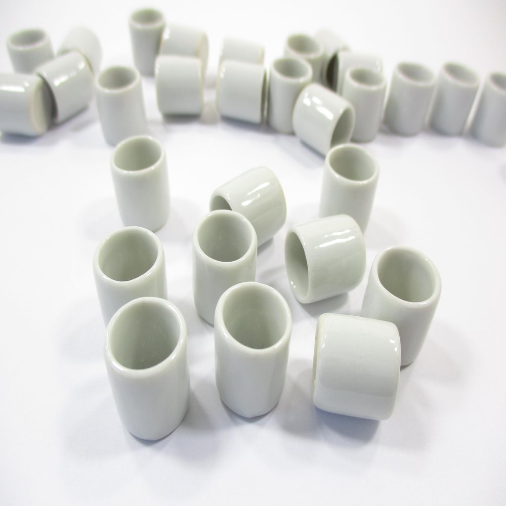 10 New White Tea Cup Mug Dollhouse Miniature Ceramic Beverage Drink Supply 1:6 12997