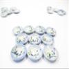 10x20mm Orchid Flower Paint Plate Dish Dollhouse Miniatures Ceramic 12956 view 3