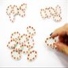 10x30mm Red Heart Paint Oval Plate Dish Dollhouse Miniatures Ceramic 12967 view 4