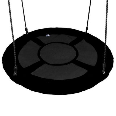 Disc Giant Nest Web Rope Hanging Tree Swing Seat Set Heavy Duty Easy to Set Up for Kids Children Adult Outdoor Backyard Garden 40"/24"